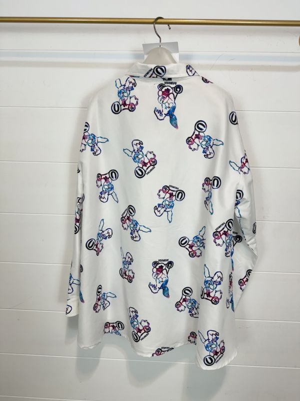 附領帶-帕丘薩塗鴉襯衫 