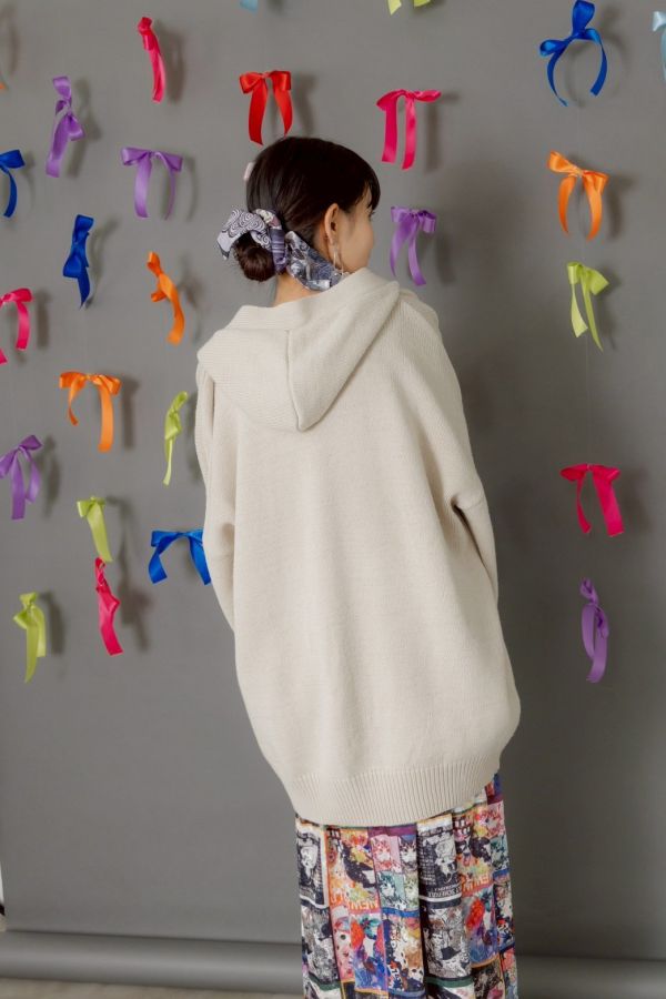 ScoLar蝴蝶刺繡連帽外套 