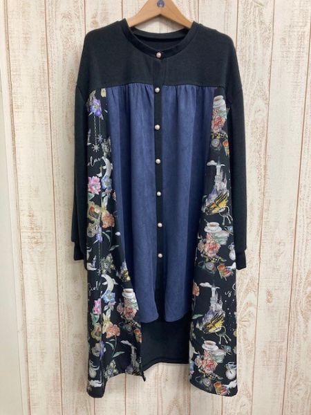 貴族午茶拼接洋裝 