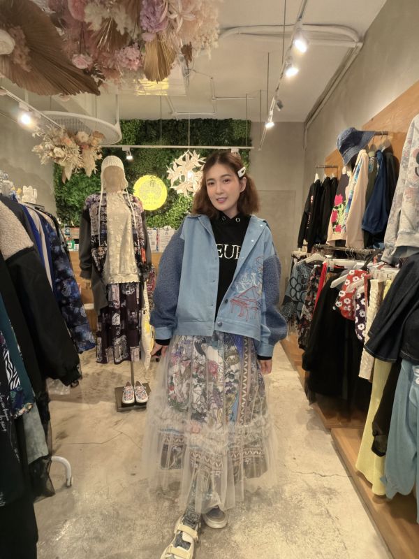 樂禮泰迪毛拼接夾克 