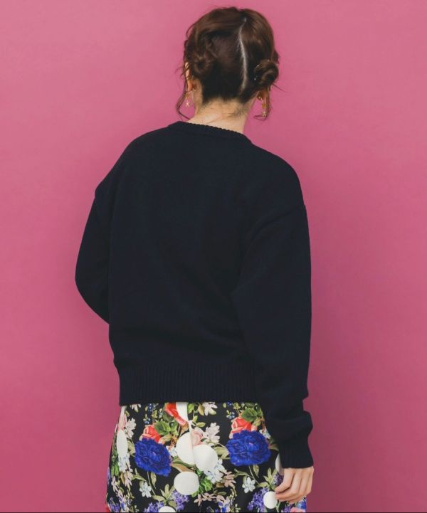 小愛貓針織上衣 