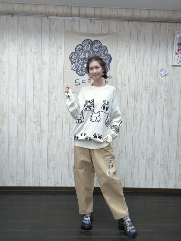 Parity雙面穿公仔針織上衣 