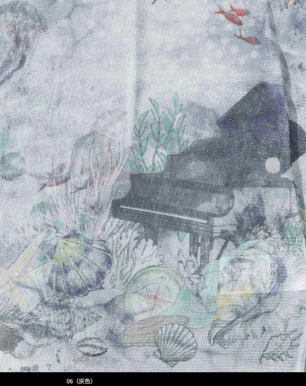 海洋透紗朵朵內搭衣 