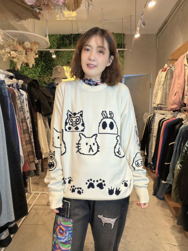 Parity雙面穿公仔針織上衣 