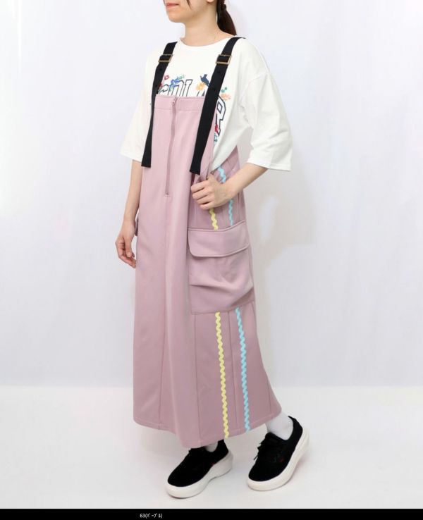 波浪娃頭運動背心洋裝 