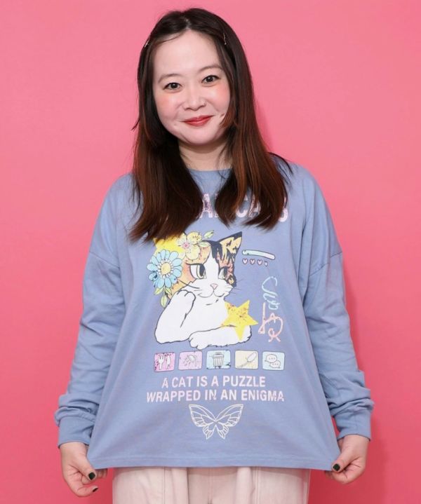 貓咪日常塗鴉上衣 