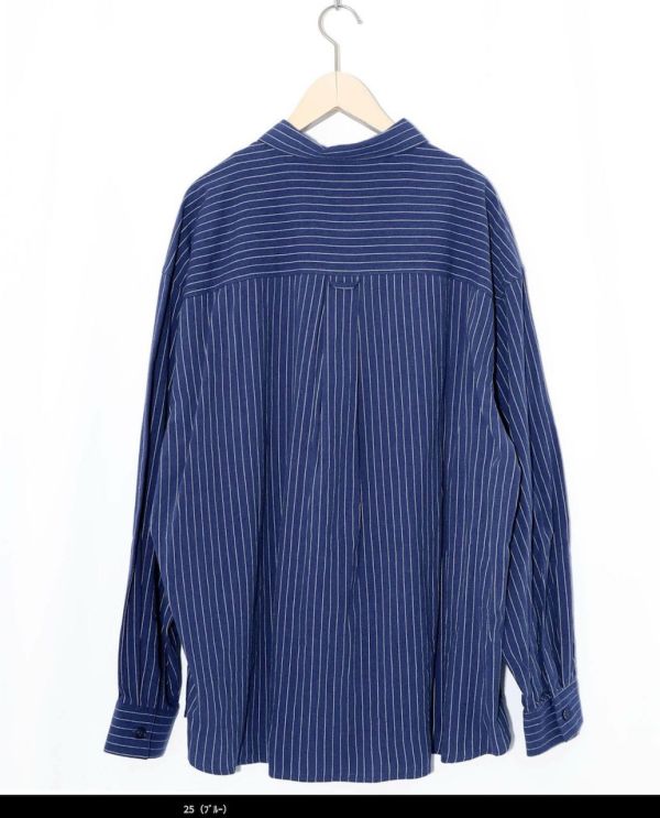 偷窺集合條紋襯衫 