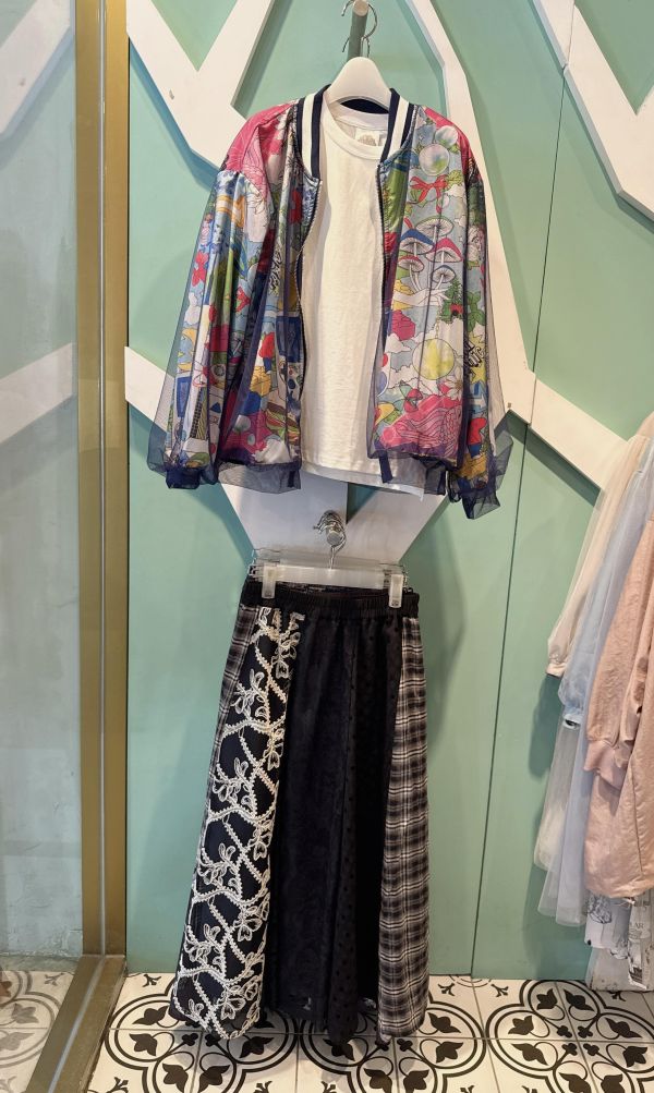 雙魚奇異幻想拼紗外套 