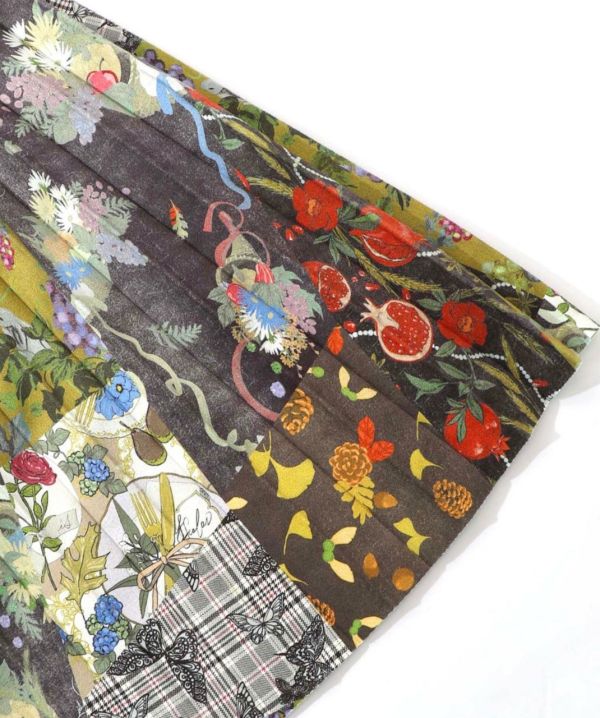 聚寶盆塗鴉百褶裙 