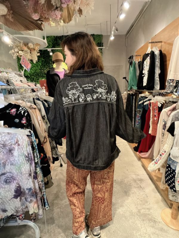 (聯名款)蘑菇研究室牛仔夾克 