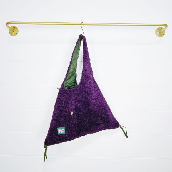 兩用三角毛毛包 