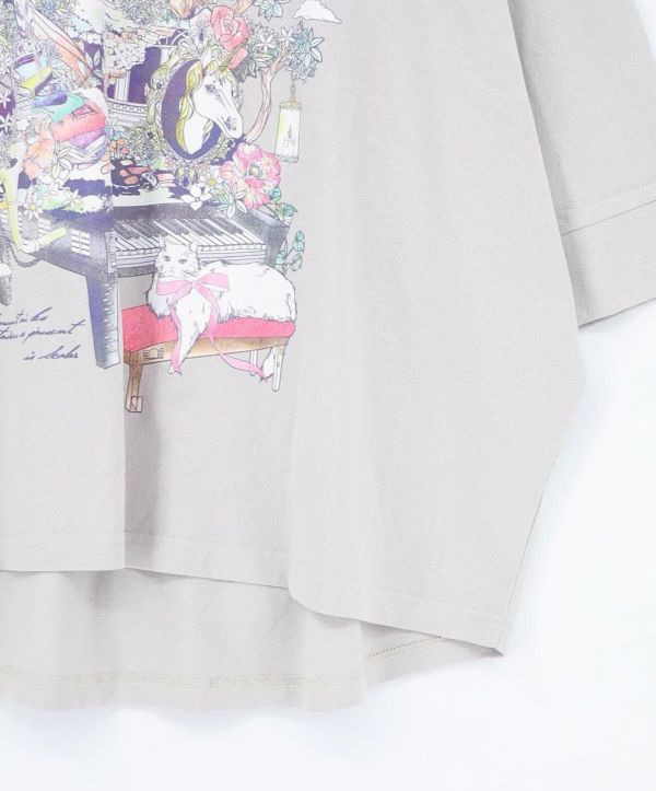 貓咪鋼琴城堡上衣 