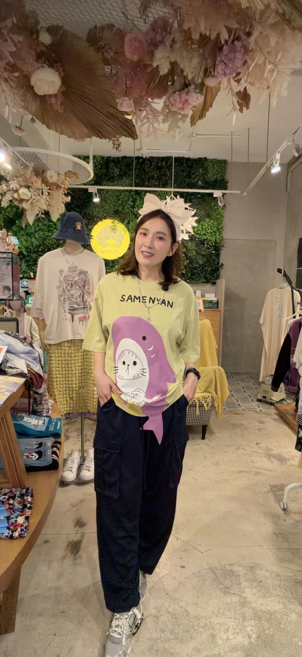 貓咪偽裝鯊魚企鵝上衣 