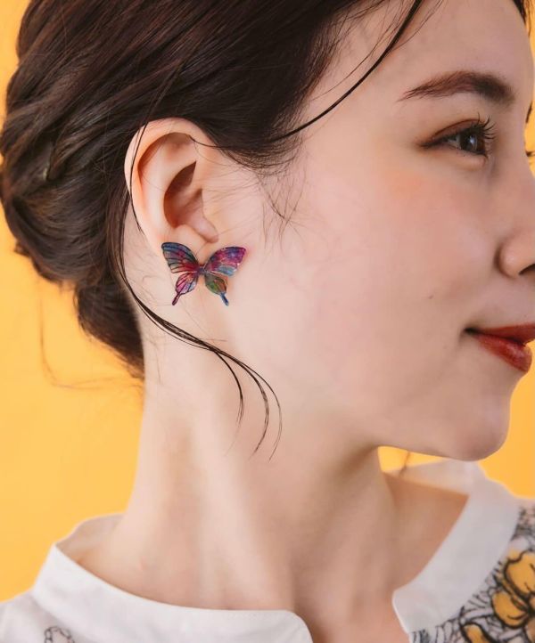 蝴蝶耳環 