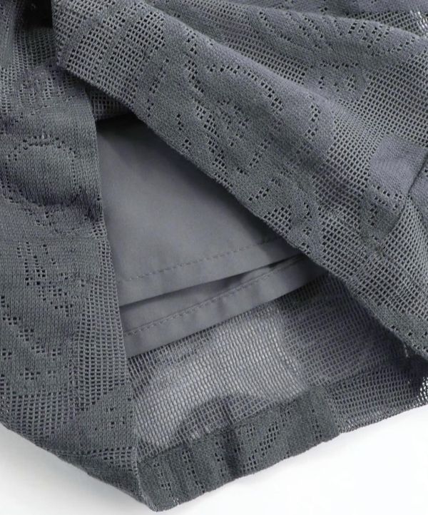 立體簍空海洋貝殼寬褲 