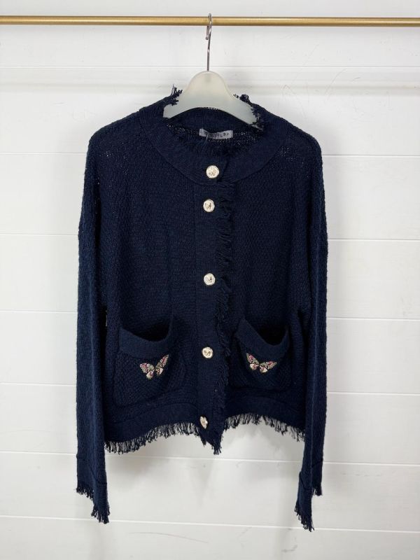 毛尼格流蘇小外罩 