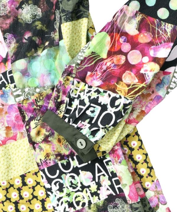 點點花朵襯衫洋裝 