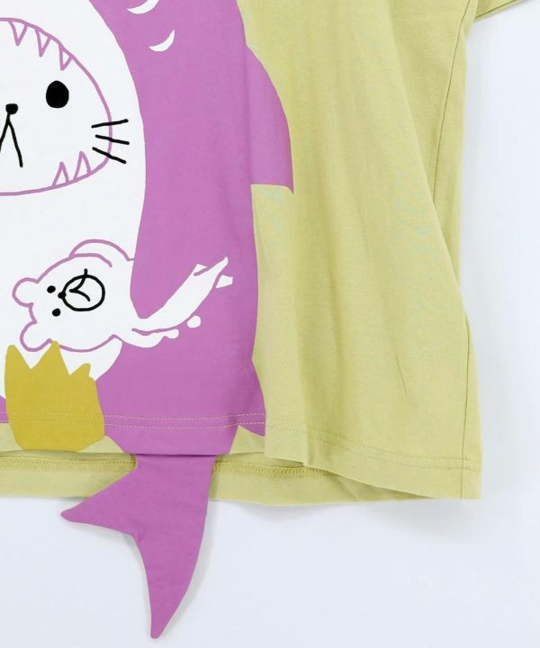 貓咪偽裝鯊魚企鵝上衣 