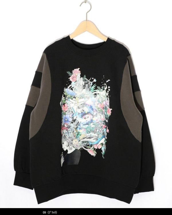 環境腦袋條紋繡上衣 