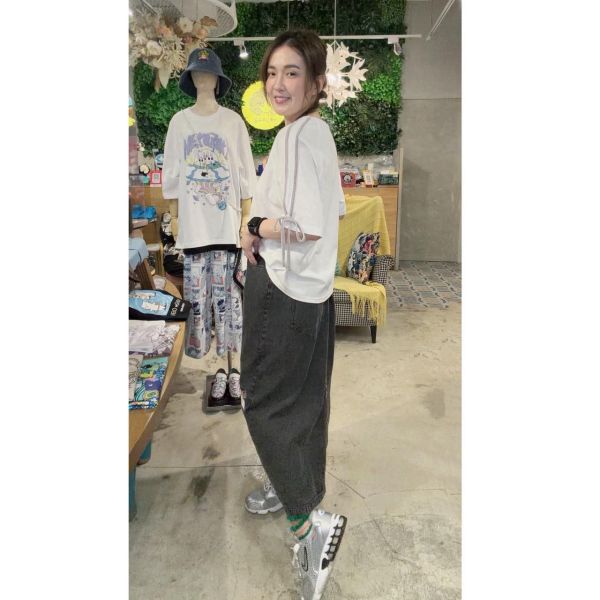 愛心狗狗抽繩造型上衣 