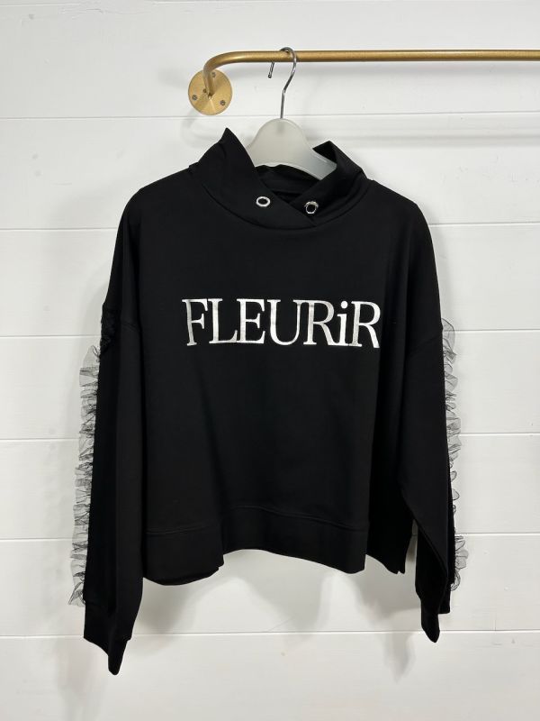 PREMIUM系-拼紗手袖造型上衣 