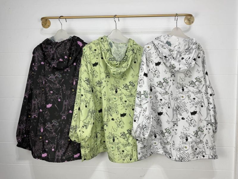 外空宇宙塗鴉連帽外套 