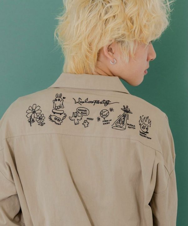 偷窺集合工裝連身褲 