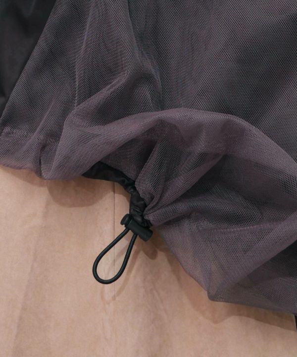 小狐狸刺繡拼紗短版夾克 