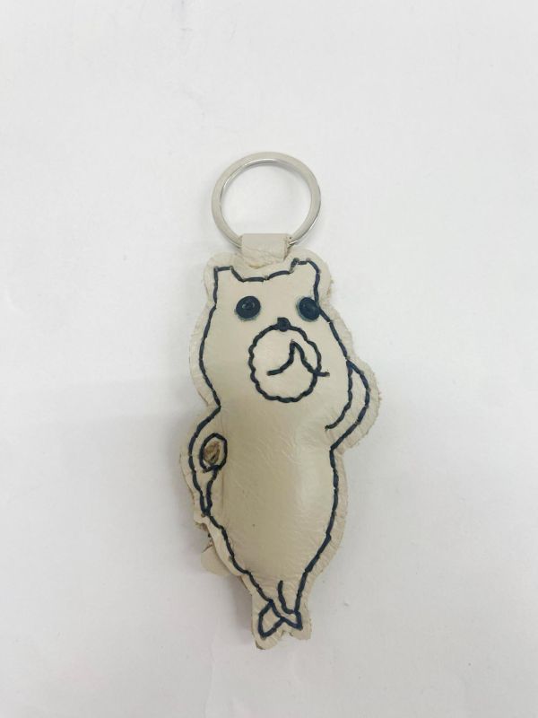 皮革公仔吊飾 