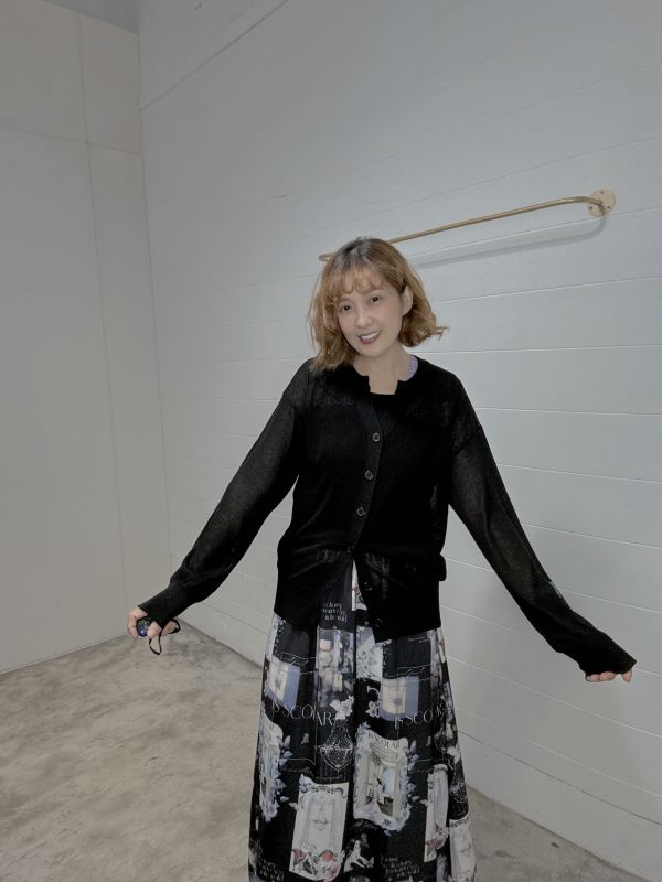 涼感-素色針織外罩 