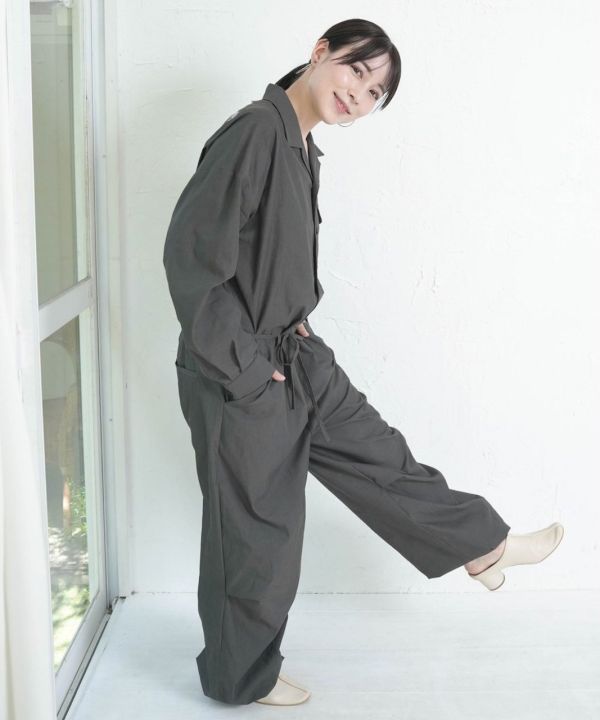 偷窺集合工裝連身褲 