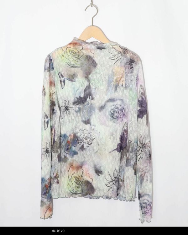 墨橪花朵朵朵蕾絲內搭衣 