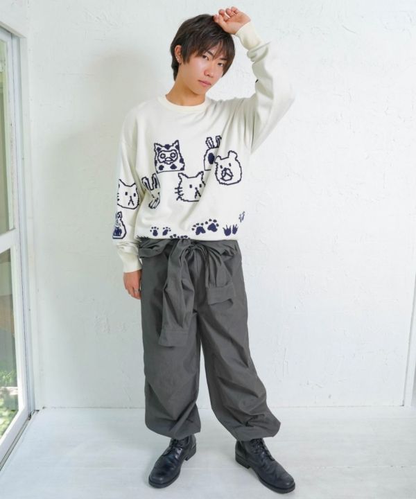 偷窺集合工裝連身褲 