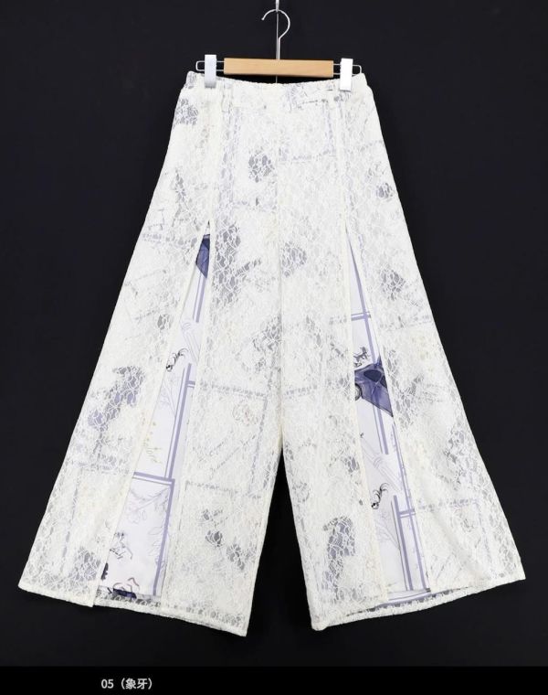 巴黎風景蕾絲造型底褲 