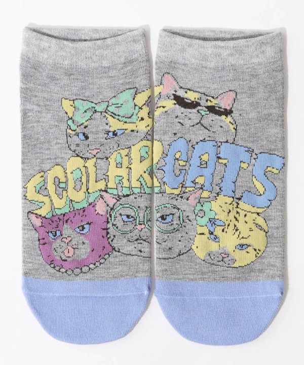 貓貓短襪 