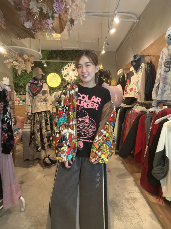 漢堡兔兔塗鴉上衣 