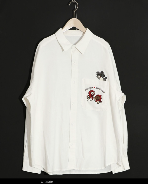 聯名款-蘑菇研究室襯衫 