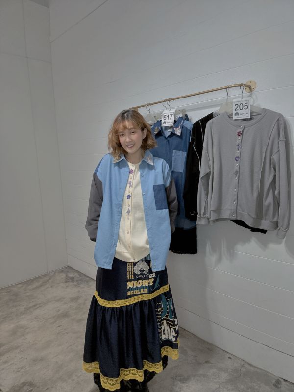 螢光塗鴉蕾絲裙 