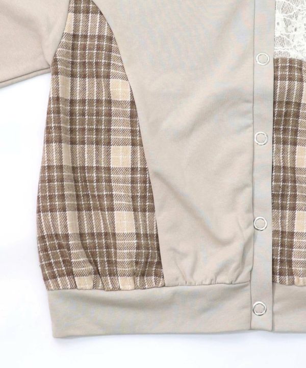 異材拼接短版外罩 