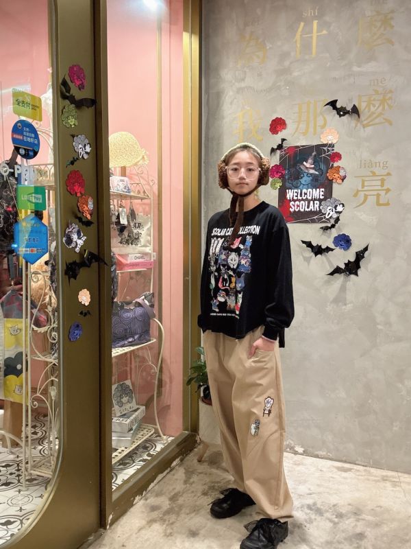 貓塗鴉集合上衣 