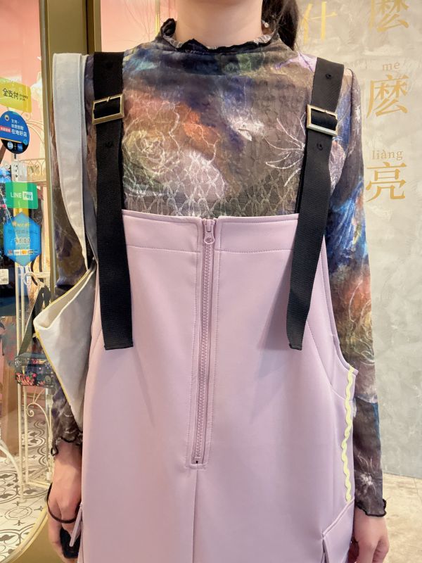 波浪娃頭運動吊帶洋裝 