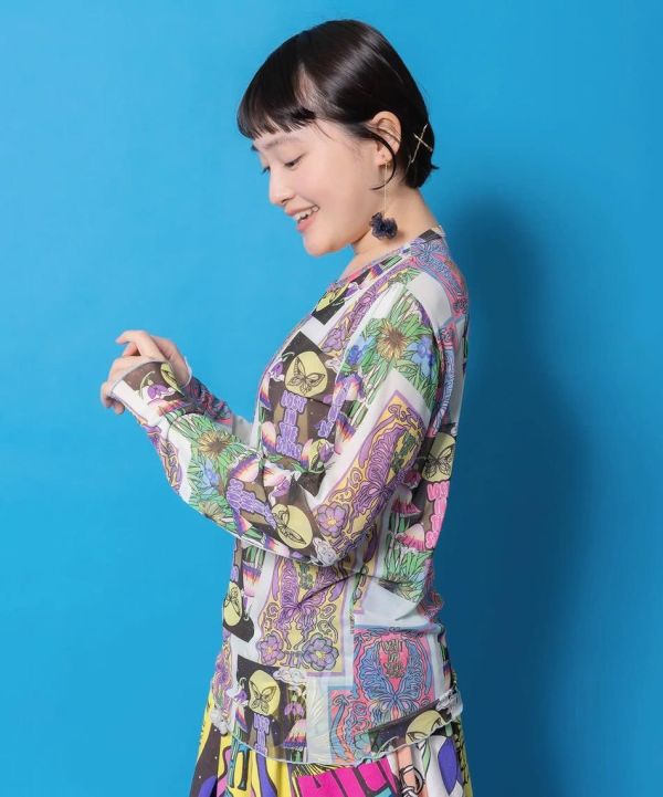 愛心狗/塗鴉貓/美式蝴蝶內搭衣 