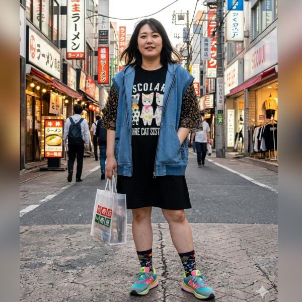 秋冬9月-塗鴉滿版襪 