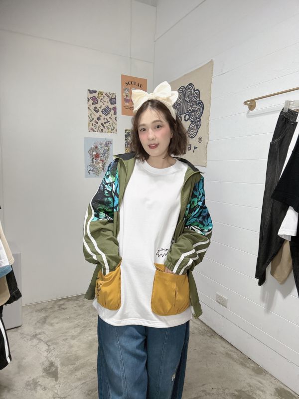 偽裝對戰雙口袋上衣 