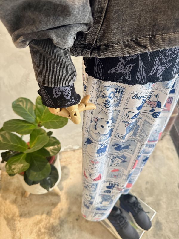 刺針毛圈鬱金香朵朵內搭衣 