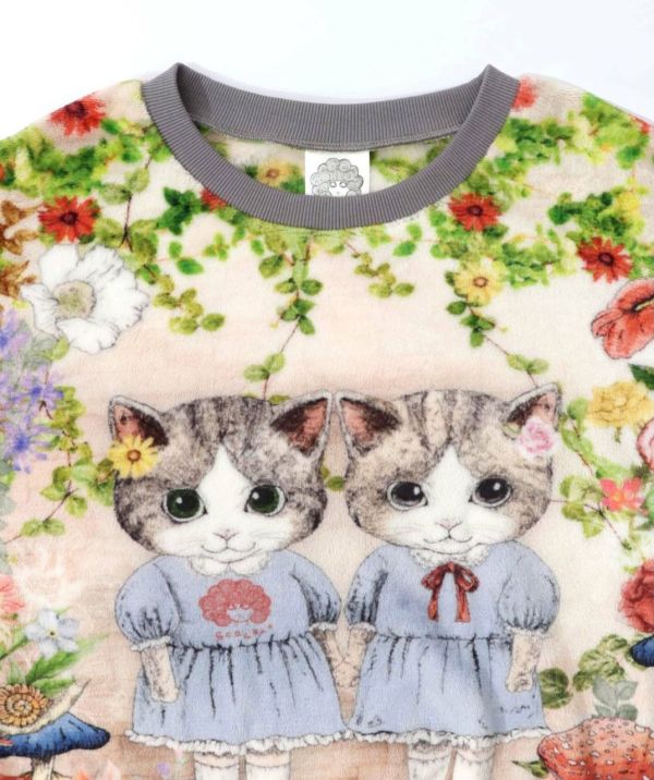 屋敷貓咪法蘭絨上衣 