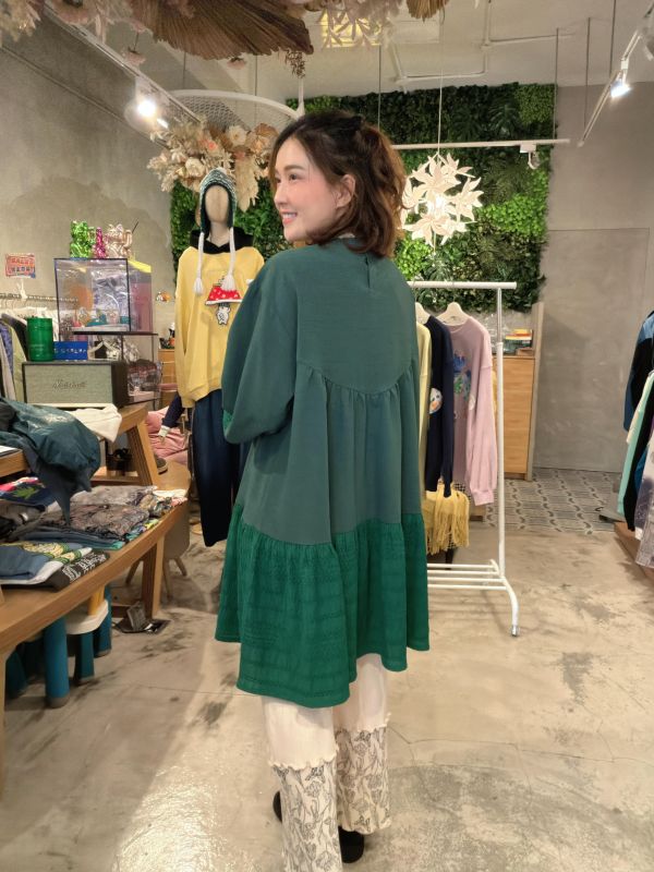 針刺毛圈鬱金香造型褲 