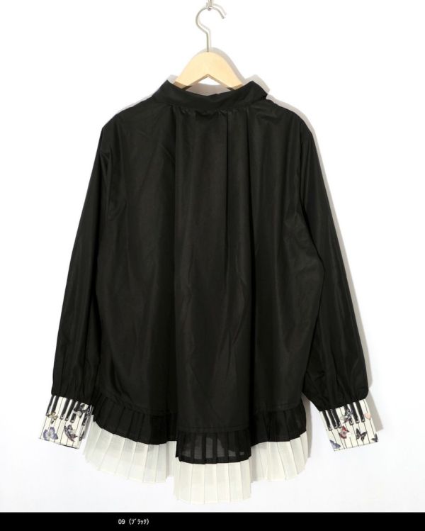 樂の美刺繡造型襯衫 