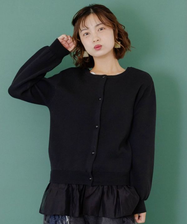 四種穿法-貓咪陰影拼接上衣 