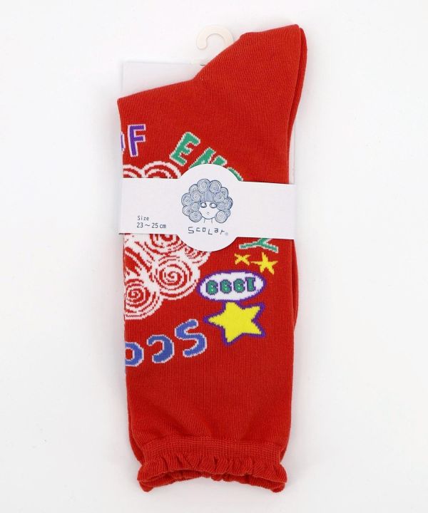 秋冬9月-娃娃圓形LOGO襪 